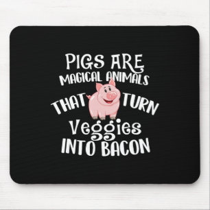 Pigs Are Magical Animals - Bycon Lover Bbq Pork Gr Mouse Mat