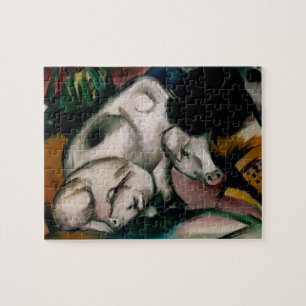 Pigs, c.1912 (oil on canvas) jigsaw puzzle