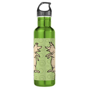 Pigs Dancing Antique Piggy Dance Jig 710 Ml Water Bottle