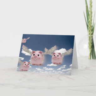 Pigs Fly Card