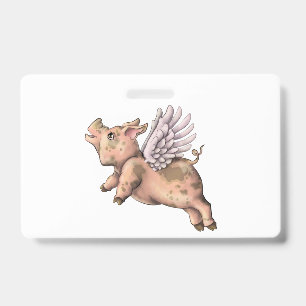 Pigs Fly ID Badge