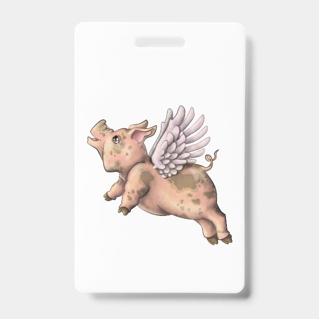 Pigs Fly ID Badge (Front)