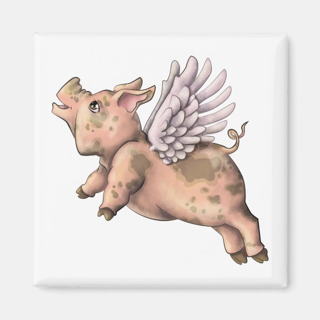 Pigs Fly Magnet (Front)