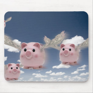 Pigs Fly Mouse Mat