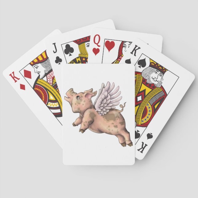 Pigs Fly Playing Cards (Back)