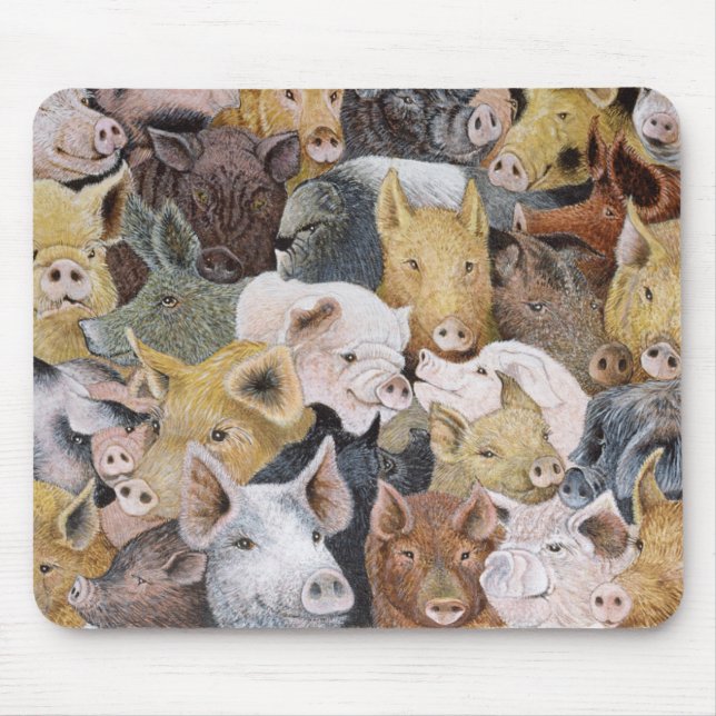 Pigs Galore Mouse Mat (Front)