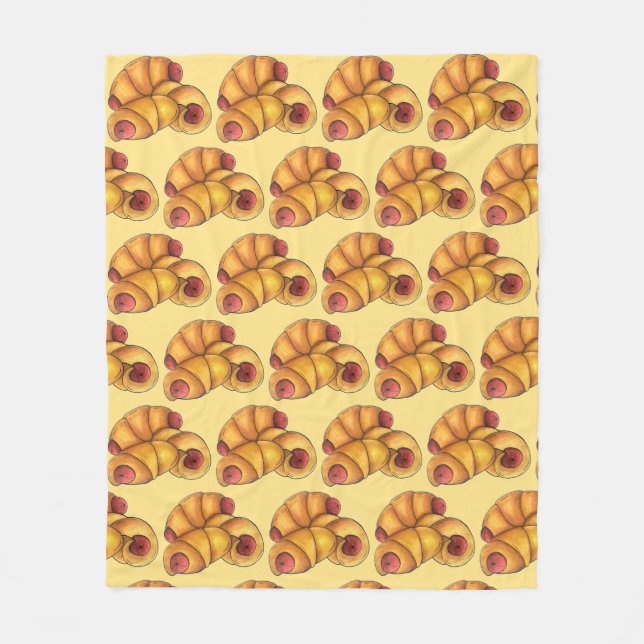 Pigs in a Blanket Crescent Roll Hot Dog Junk Food (Front)