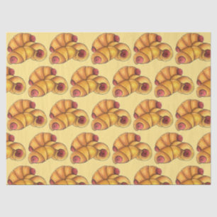 Pigs in a Blanket Crescent Roll Hot Dog Junk Food Tissue Paper