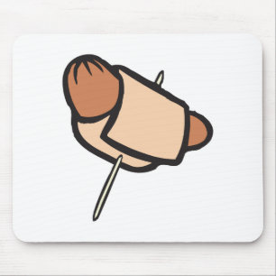 pigs in a blanket hors d oeuvres mouse mat