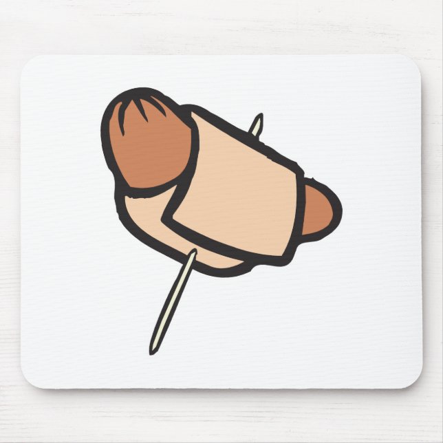 pigs in a blanket hors d oeuvres mouse mat (Front)