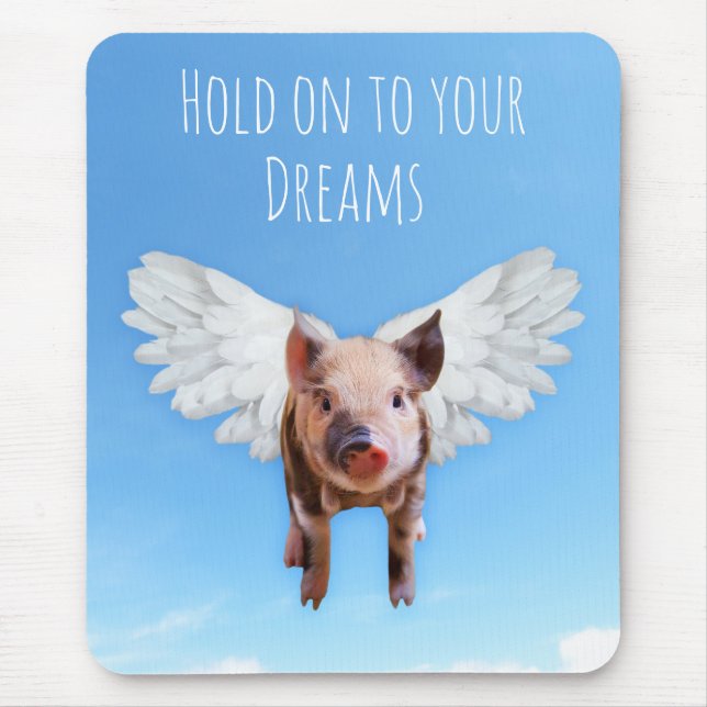 Pigs Might Fly Mouse Mat (Front)