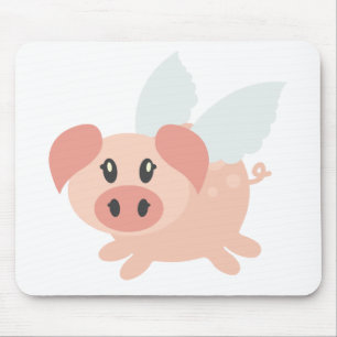 Pigs Might Fly Mouse Mat