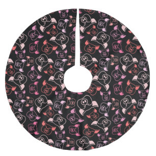 Pigs Pattern Brushed Polyester Tree Skirt