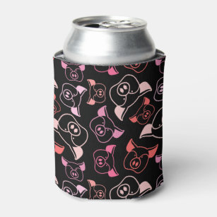 Pigs Pattern Can Cooler