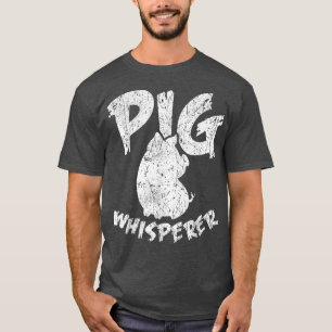 Pigs Whisperer Animal Farmer Vintage Pig Farm Farm T-Shirt