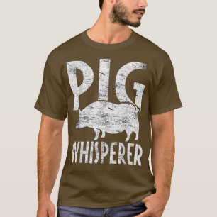 Pigs Whisperer Animal Farmer Vintage Pig Farm Farm T-Shirt