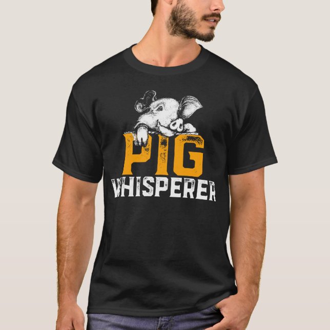 Pigs Whisperer Farmer Vintage Shirt (Front)