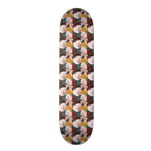 Pigs With Hats Pattern Skateboard
