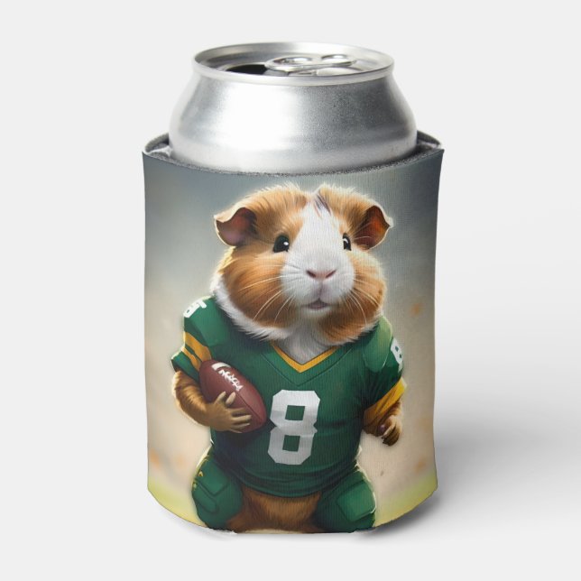 Pigskin Prodigy: The Guinea Pig Quarterback, Can Cooler (Can Front)