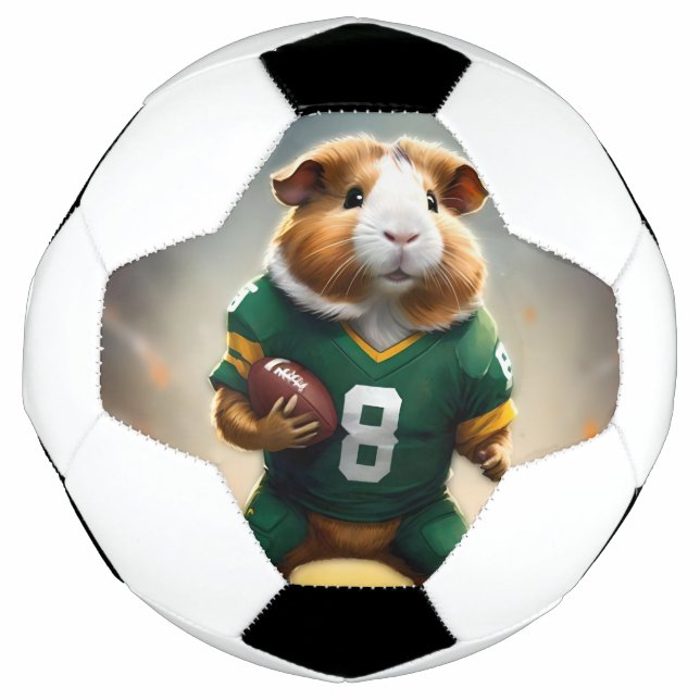 Pigskin Prodigy: The Guinea Pig Quarterback, Football (Front)