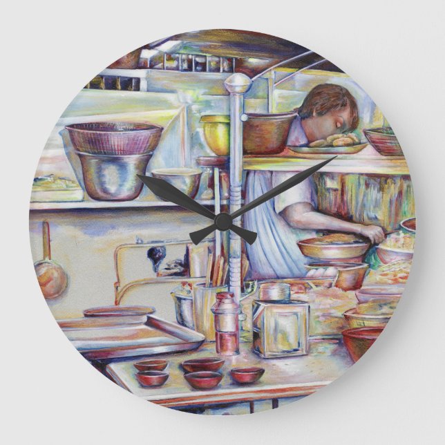 Pigtail Soup, Singapore Large Clock (Front)