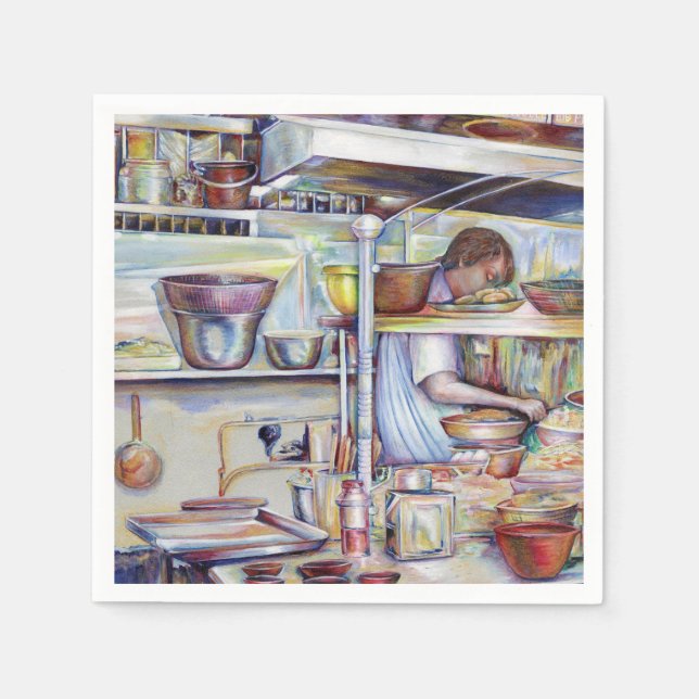 Pigtail Soup, Singapore Napkin (Front)