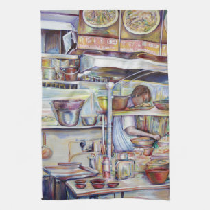 Pigtail Soup, Singapore Tea Towel