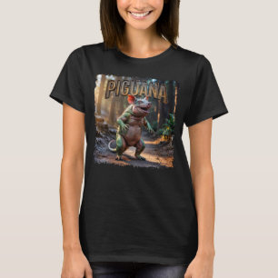Piguana Photographic – Pig Iguana Scary Animal T-Shirt