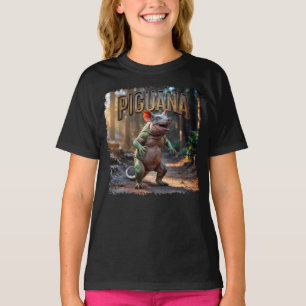 Piguana Photographic – Pig Iguana Scary Animal T-Shirt