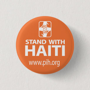 PIH Stand With Haiti Button