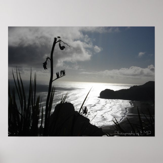 Piha, NZ, Photography by LMP Poster (Front)