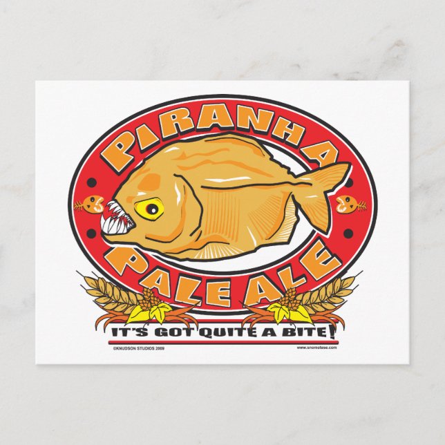 PIHRANA-PALE-ALE-2 POSTCARD (Front)