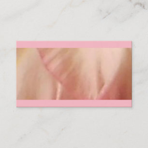 Piink Flower Petal Business Card