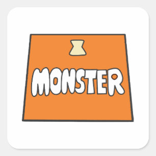 Pikamee Costume, Monster  Square Sticker