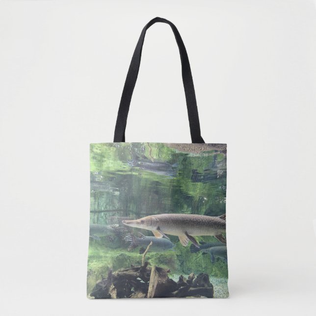 Pike Fish Tote Bag (Front)