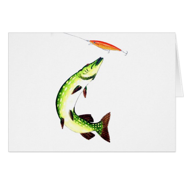 Pike fishing and fly fishing (Front Horizontal)