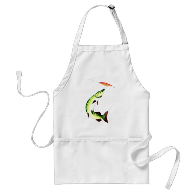 Pike fishing and fly fishing standard apron (Front)