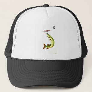 Pike Fishing Trucker Hat