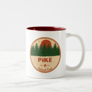 Pike National Forest Two-Tone Coffee Mug
