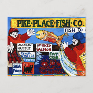 Pike Place Fish Co. Postcard