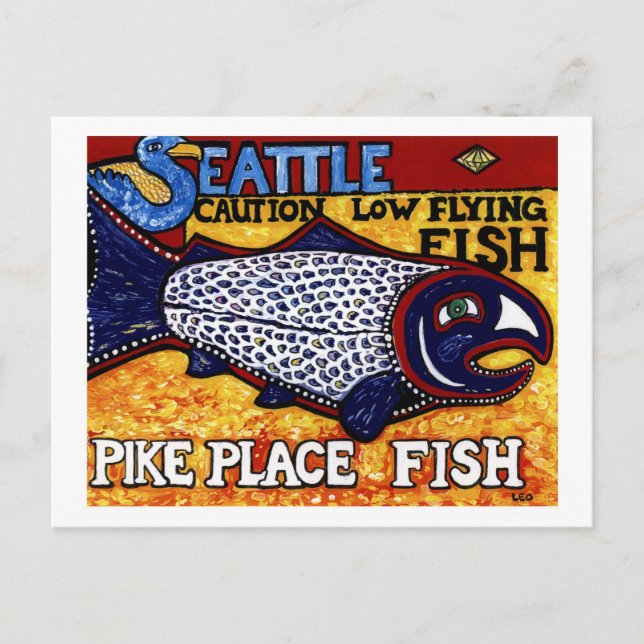 Pike Place Fish Postcard (Front)