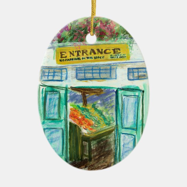 Pike Place Market Ornament (Pike Place Seattle) (Front)