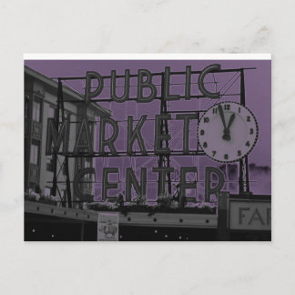 Pike Place Market Postcard