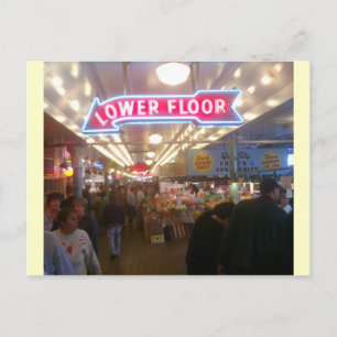 Pike Place Market Postcard