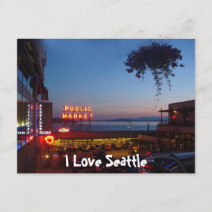 Pike Place Market Postcard
