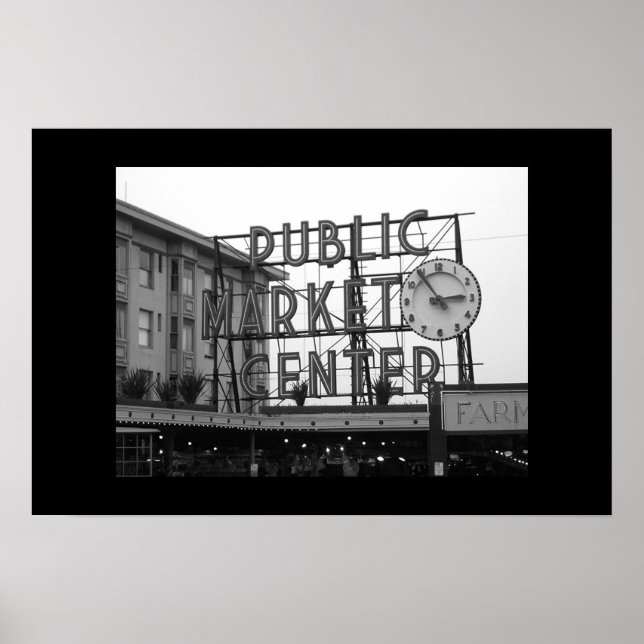 Pike Place Market Poster (Front)