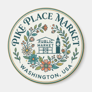 Pike Place Market Washington Magnet