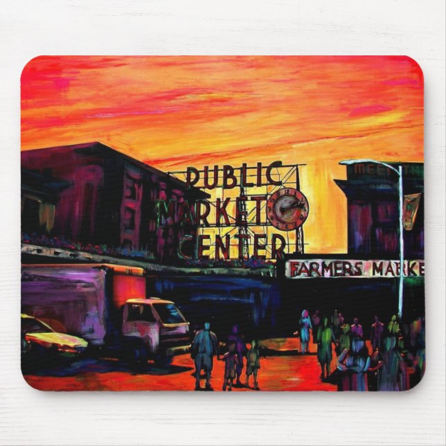 Pike Place Mouse Mat (Front)