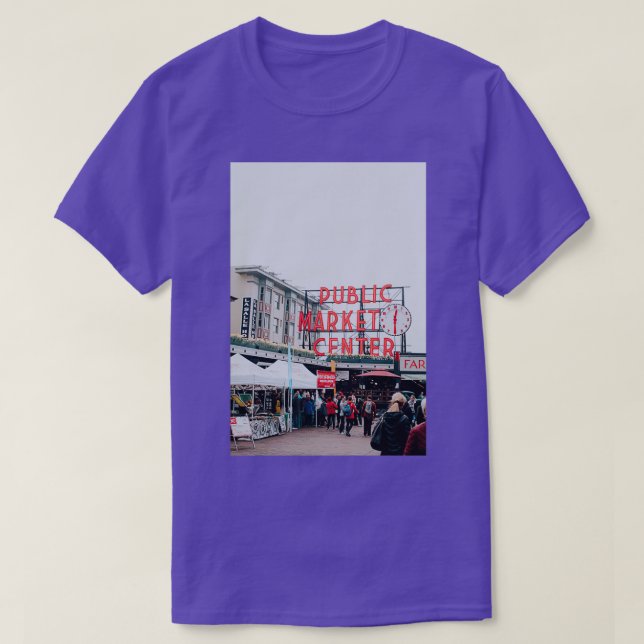 pike place seattle  T-Shirt (Design Front)