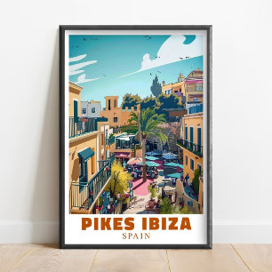 Pikes Ibiza Nightclub Wall Art - Ibiza Wall Art - 